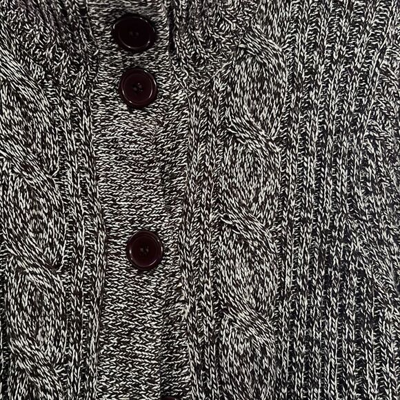 Reference Point Multi-Color Brown Button Down Cardigan Sweater Size Large - Picture 15 of 15